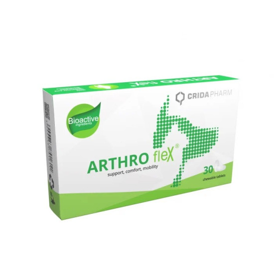 ARTHRO FLEX – Supliment Articular pentru Câini și Pisici, 30 Tablete Masticabile (Cridapharm)